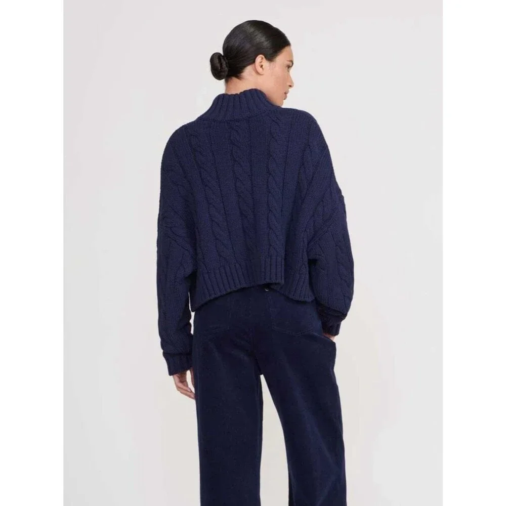✨ STAUD Cropped Hampton Sweater ✨
